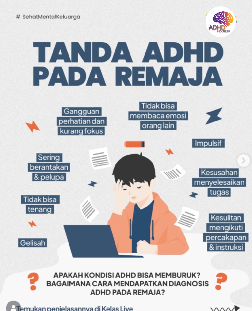 Screening ADHD Non-Diagnostik: Edukasi Awal bagi Orang Tua di Kabupaten Gorontalo