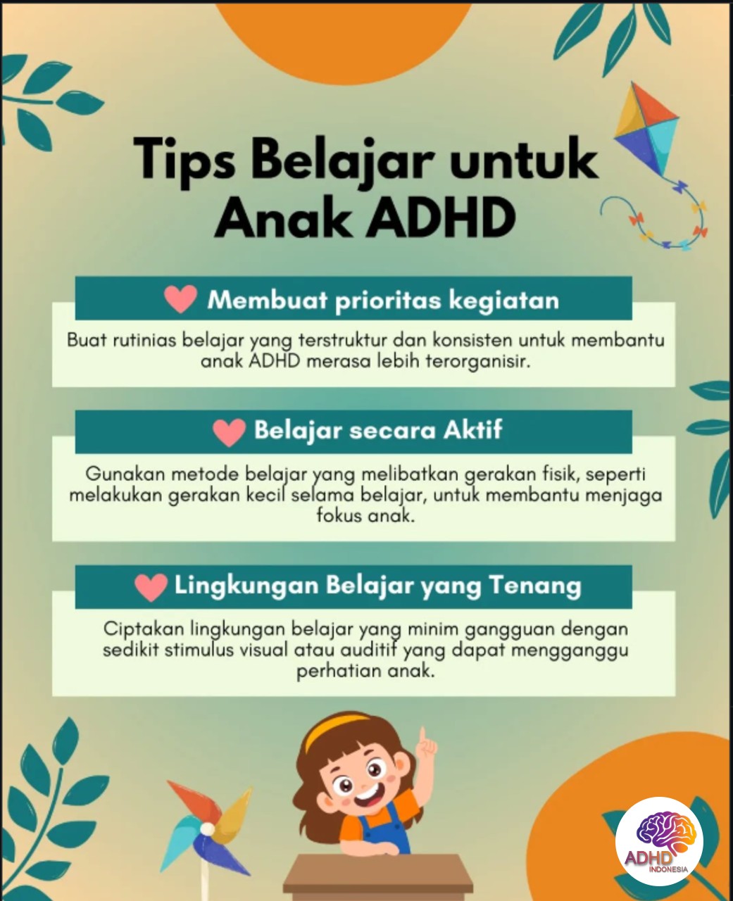 Strategi Belajar yang Cocok untuk Anak ADHD di Kabupaten Gorontalo